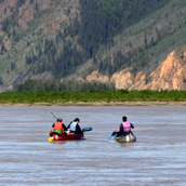 Canoeing on the Yukon