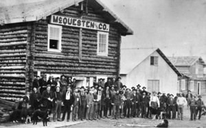 McQuesten Trading Post, Circle City, circa 1896.