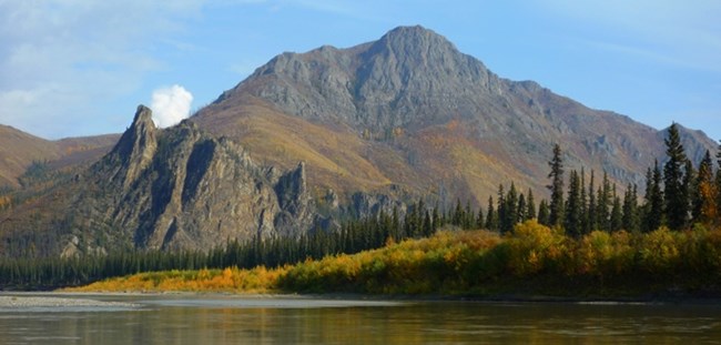 Devil's Thumb on the Yukon River