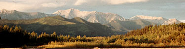 Tatonduk River offers a beautiful view of the rugged Ogilvie Mountains.