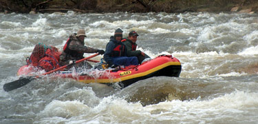 Rafters find challenges on the Charley River rapids