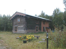 Slaven's Roadhouse was built in 1932 as a stopover for weary travelers on their Yukon River journey. Slaven's Roadhouse was built in 1932 as a stopover for weary travelers on their Yukon River journey.