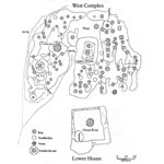 Floorplan of Yucca House excavation