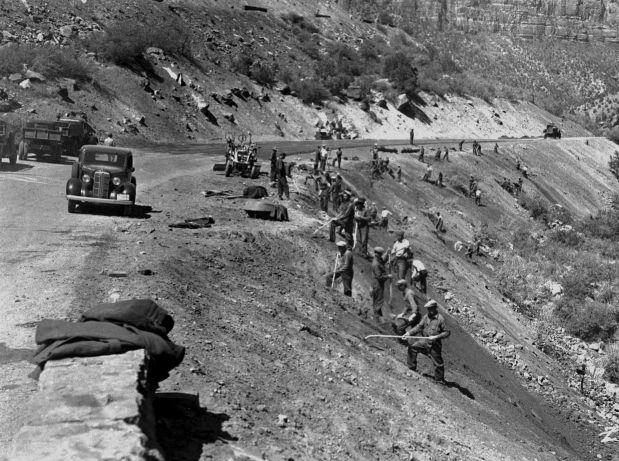 Civilian Conservation Corps workers