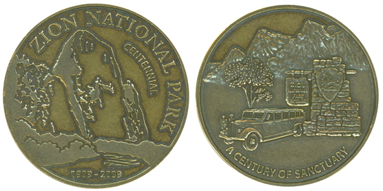 Zion Centennial Coin