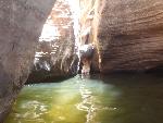 3. Log jam at choke stone