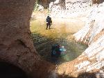 6. Pothole with full swim