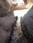 7. Tight section before choke stone
