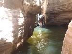 8. Tight squeeze at choke stone