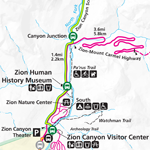 Zion Canyon Map