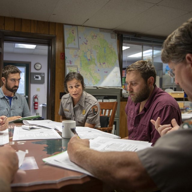 Park staff meeting 