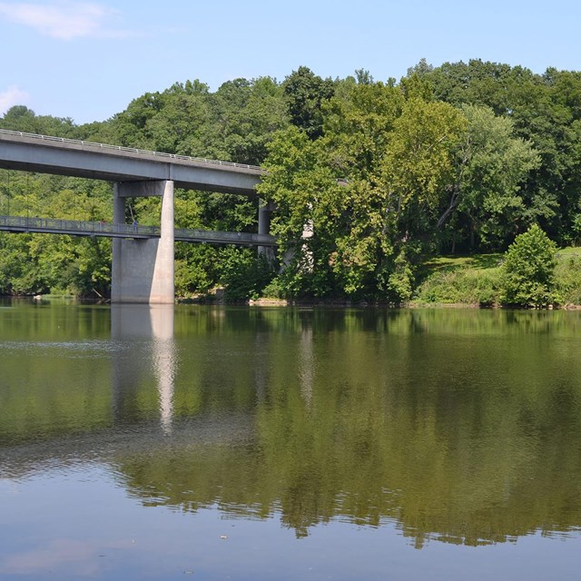 bridge over James River