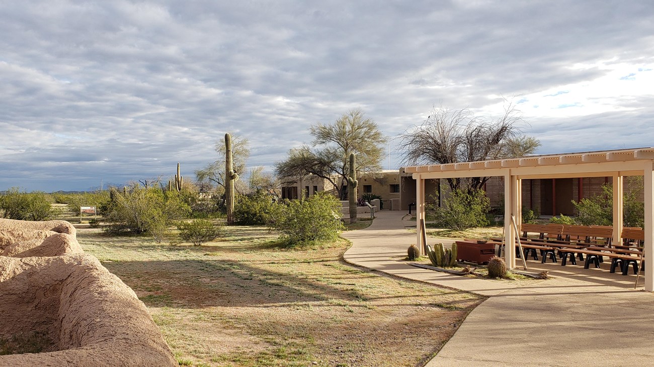 Casa Grande Ruins National Monument Ramada and Visitor Center