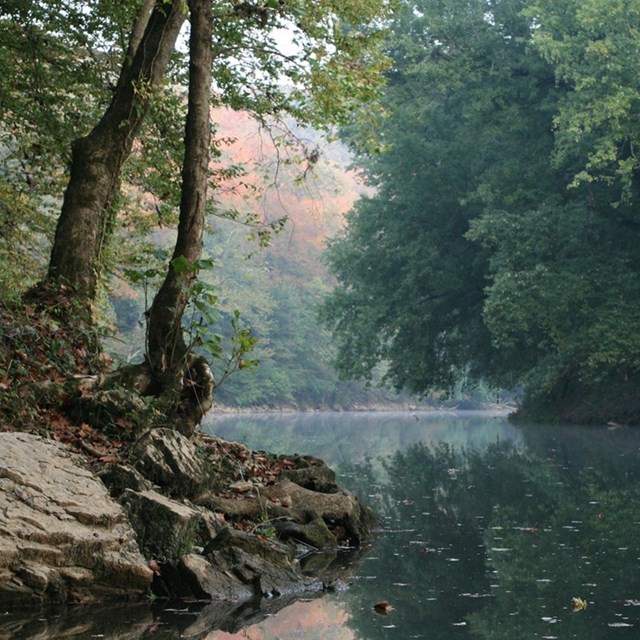 Green River at Turnhole Bend in Autumn