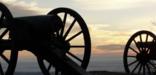 Cannons overlook the City of Chattanooga from atop Lookout Mountain