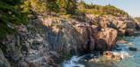 The rocky coastline of Acadia.