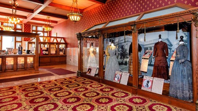 View of the main gallery in the visitor center