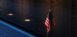 Vietnam Veterans Memorial Wall at night