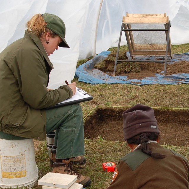 Scientists who study past people.