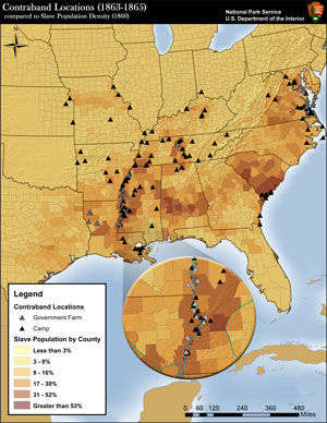 CRGIS map of contraband sites