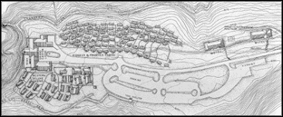 Site Plan of Grand Canyon Lodge Complex, Grand Canyon National Park.