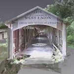 bridge animation Image of West Union Bridge