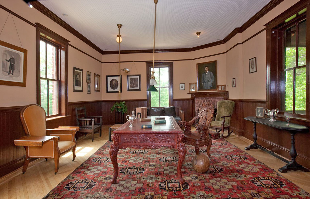 The Oaks Den, home built for Booker T. Washington and his family in Tuskegee, Alabama