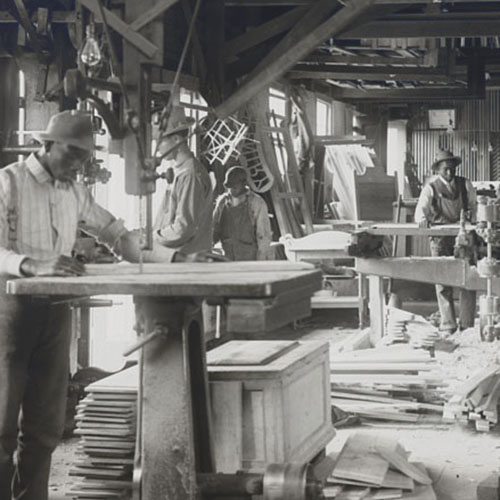 Wood workshop at Tuskegee Institute