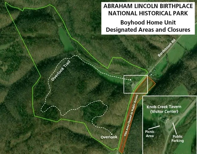 Special Use Areas for 36 CFR §2.11 (Picnicking) and 36 CFR §2.51(c)(2) (Demonstrations), and Areas Designated as Off Limits to the Public.