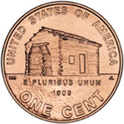 The redesigned Lincoln One-Cent Coin The Kentucky Years