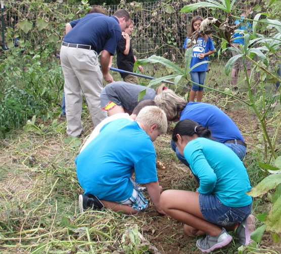 Harvesting the People's Garden at Abraham Lincoln Birthplace