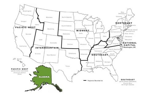 Alaska Region Map