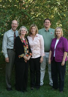 Pictured from left to right: Kevin Brandt, Rebecca Harriett, Joy Beasley, Ed Clark, and Susan Trail Pictured from left to right: Kevin Brandt, Rebecca Harriett, Joy Beasley, Ed Clark, and Susan Trail