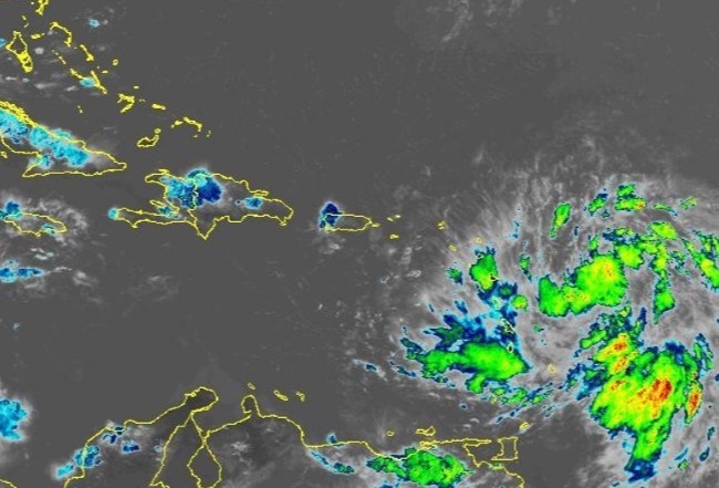 Tropical Storm Ernesto small Satellite image of Tropical Storm Ernesto