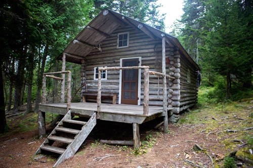 Rustic and remote ranger cabin