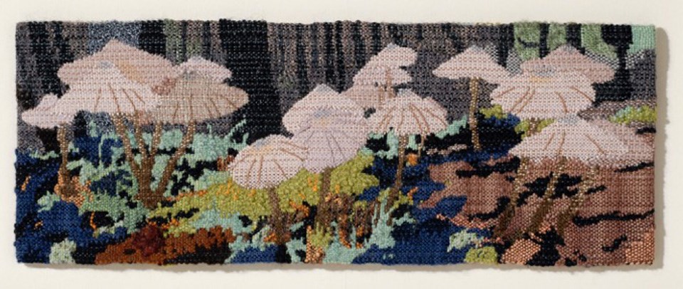 "Schoodic Mushrooms" artwork by George-Ann Bowers "Schoodic Mushrooms" artwork by George-Ann Bowers