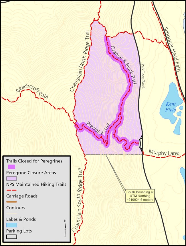 Precipice Map of Precipice Closure