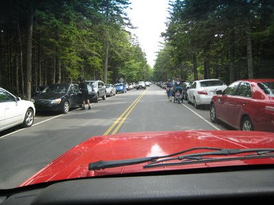 Park Loop Road at Jordan Pond House Park Loop Road at Jordan Pond House
