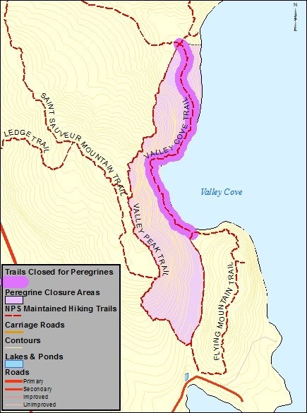 Map of Valley Cove closure