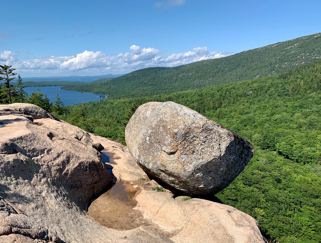 Bubble Rock, a glacial erratic Bubble Rock, a glacial erratic