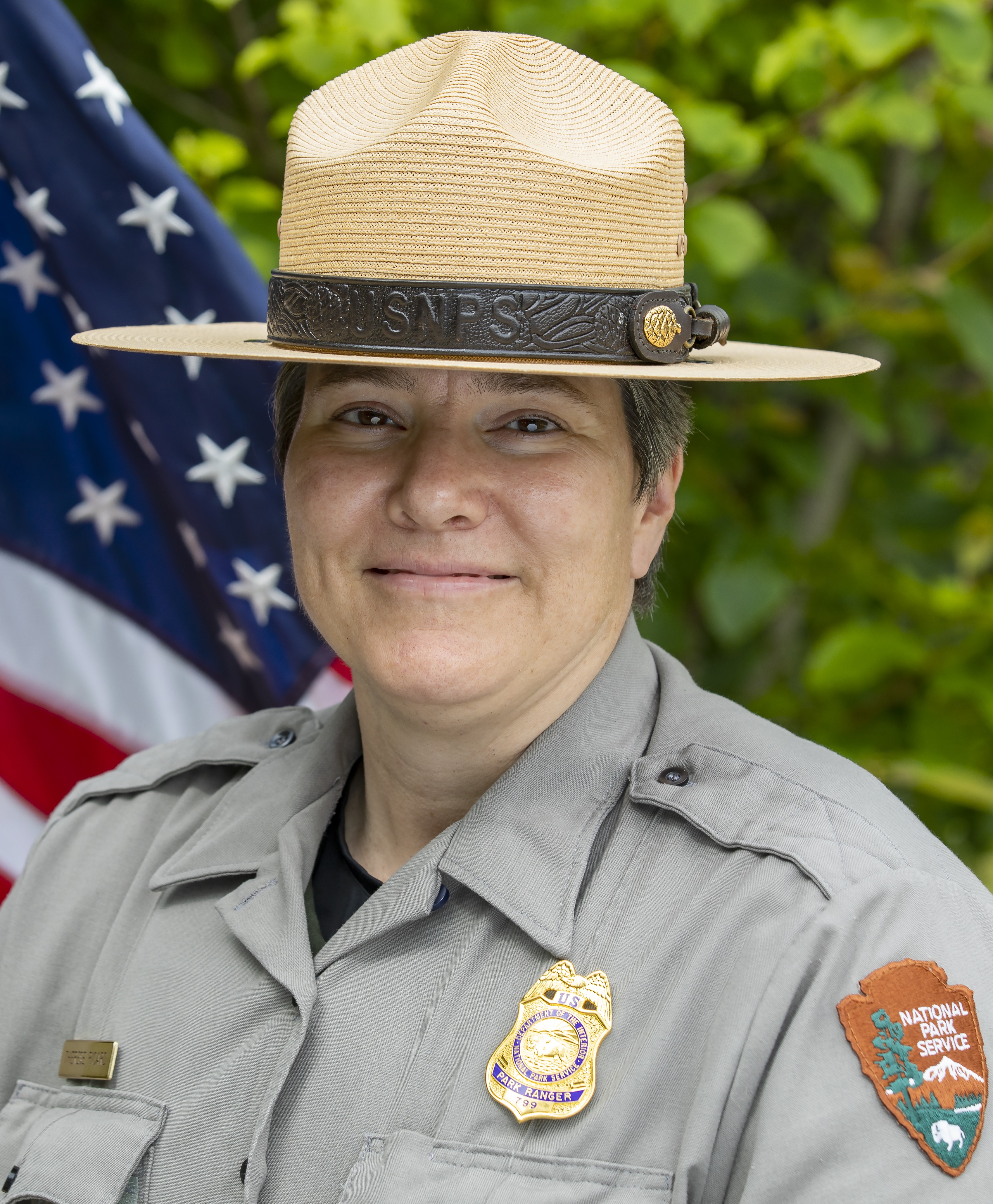Acadia Chief Ranger Therese Picard Photo portrait of Therese Picard