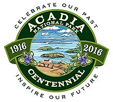 Acadia Centennial Logo TM