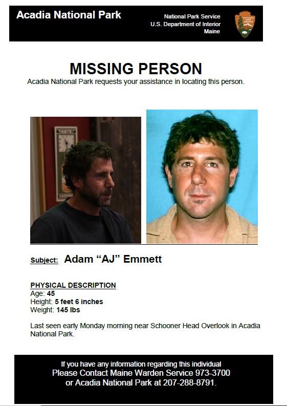 Poster of missing person