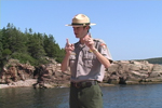 Ranger Matt near Monument Cove.