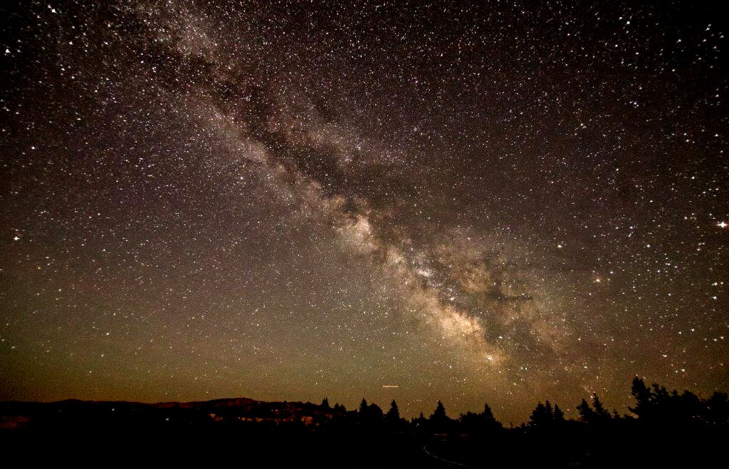 Milky Way over Cadillac Mountain