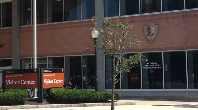 The exterior of the Visitor Center