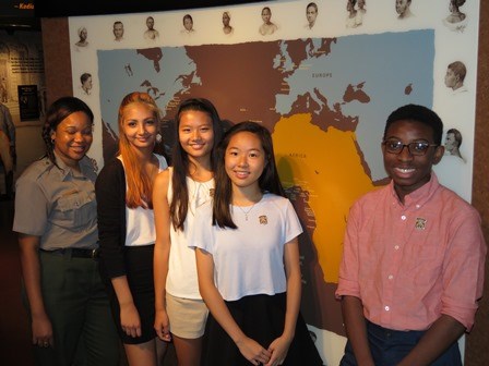 Interns at African Burial Ground