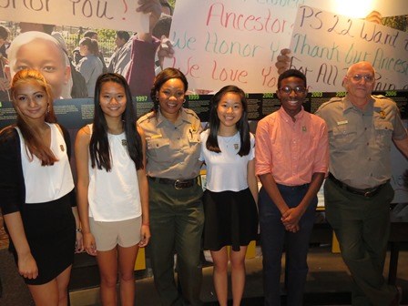 Interns at African Burial Ground