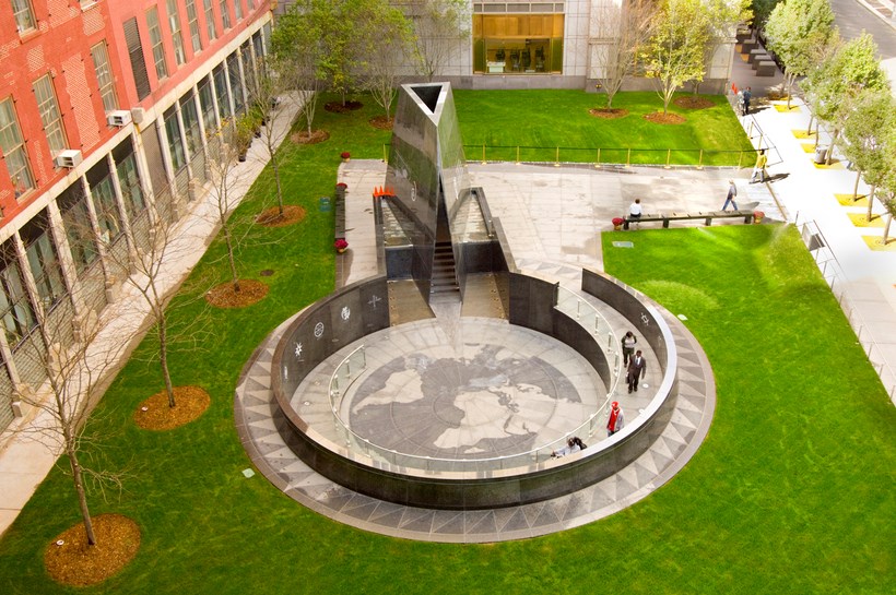 Memorial as seen from above