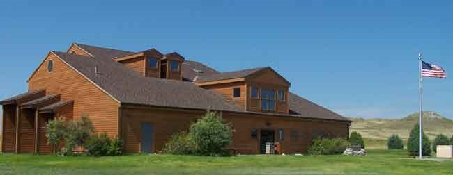The visitor center at Agate Fossil Beds National Monument. The visitor center at Agate Fossil Beds National Monument.